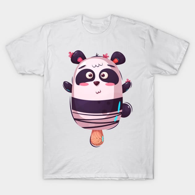 Panda Popsicle T-Shirt by P-ashion Tee